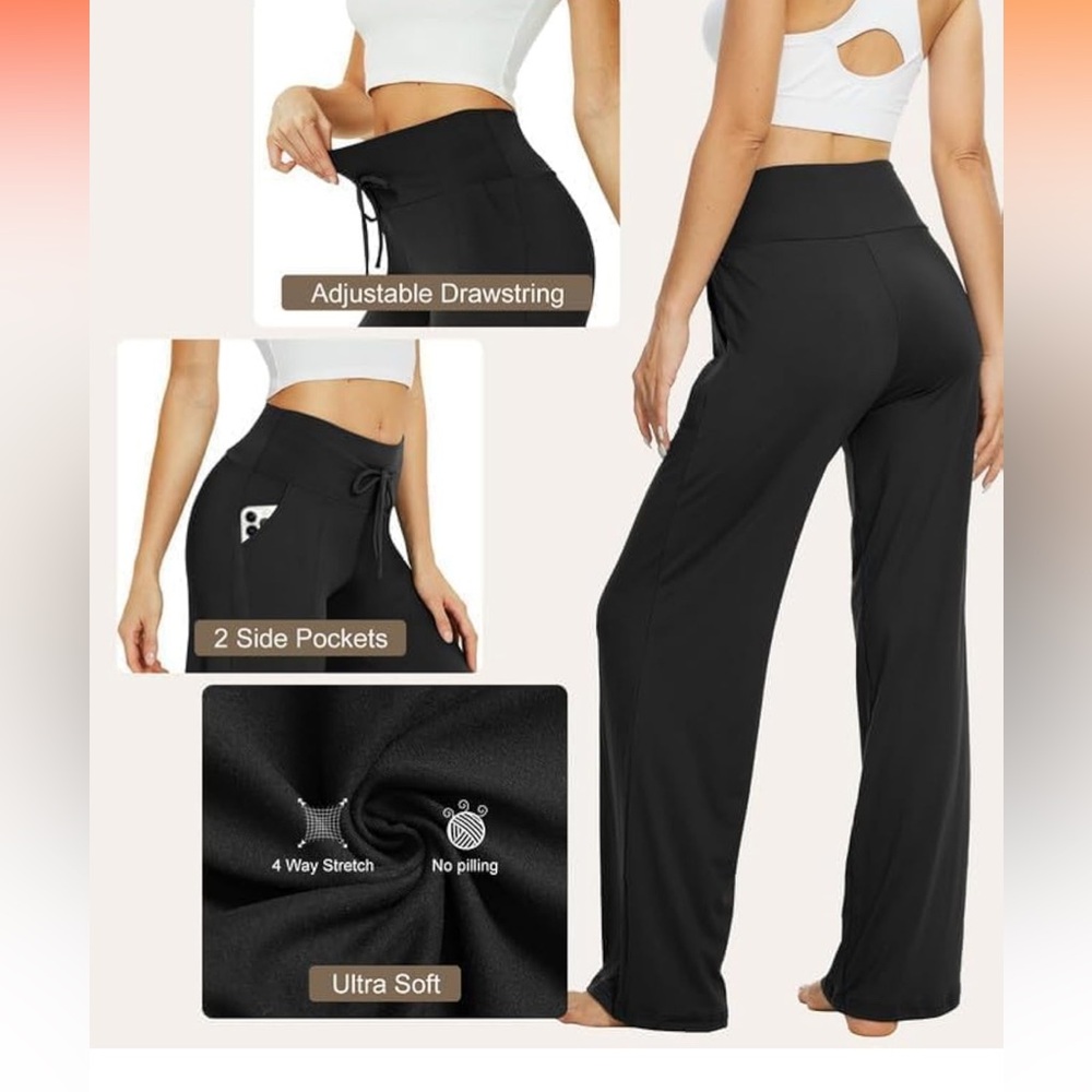 ❌SOLD❌Women's Wide-Leg High-Waisted Casual Pants with Pockets - Picture 13 of 15